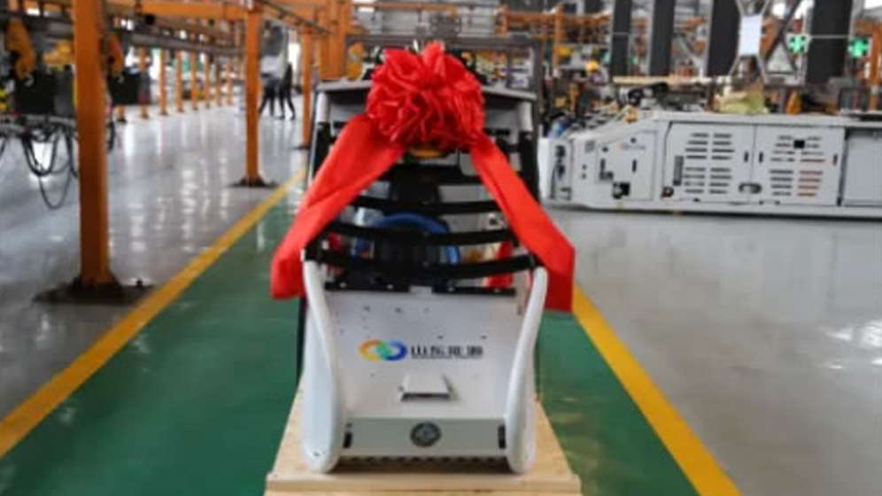 破局欧洲高端市场!山东新沙单轨运输装备有限公司锂电池单轨吊完成德国首单交付